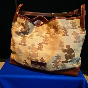 Mickey Mouse Canvas and Leather Tote